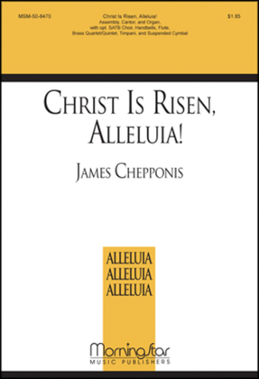 Book cover for Christ Is Risen, Alleluia (Choral Score)
