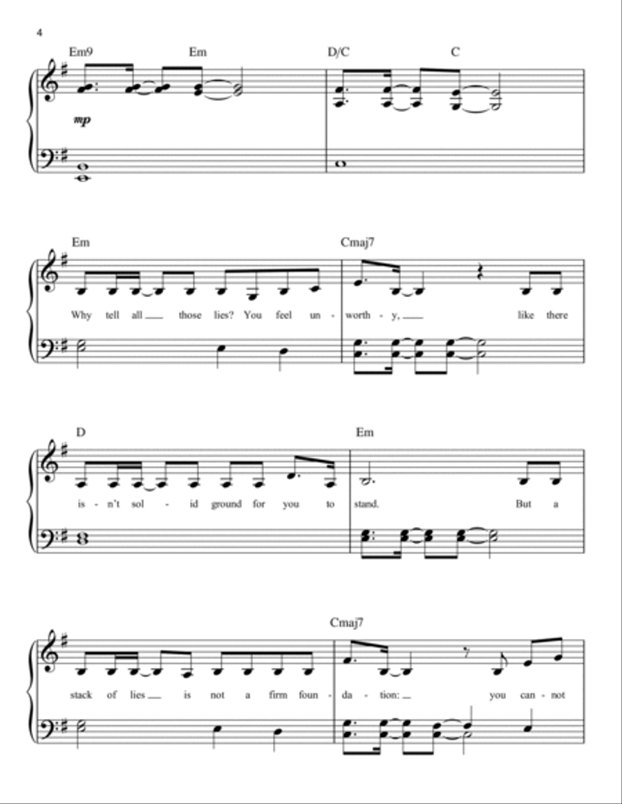 My Once Upon A Time (from Disney's Descendants 3) Easy Piano scores gallery preview page 4