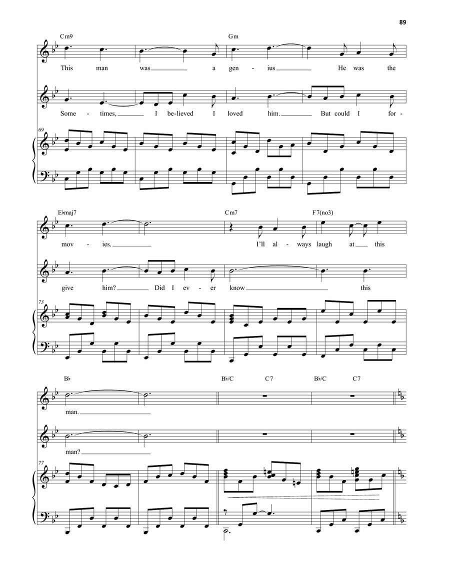 This Man Piano, Vocal scores gallery preview page 6