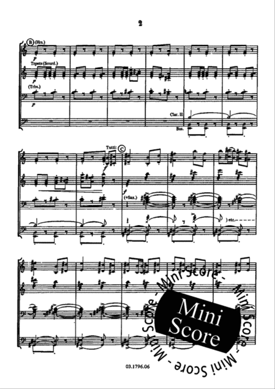 Marche Pour Harmonie ou Fanfare Fanfare Band scores gallery preview page 34