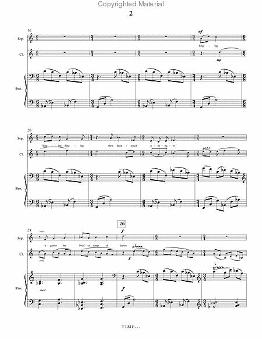 Time... (score & parts) Time... (score & parts) Soprano Voice scores gallery preview page 3