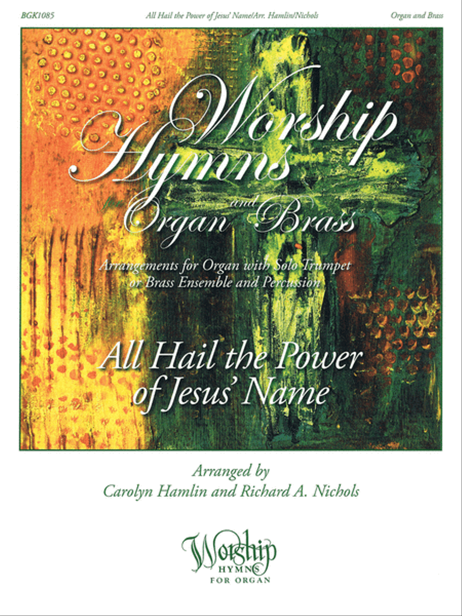 All Hail the Power of Jesus' Name Organ scores gallery preview page 1
