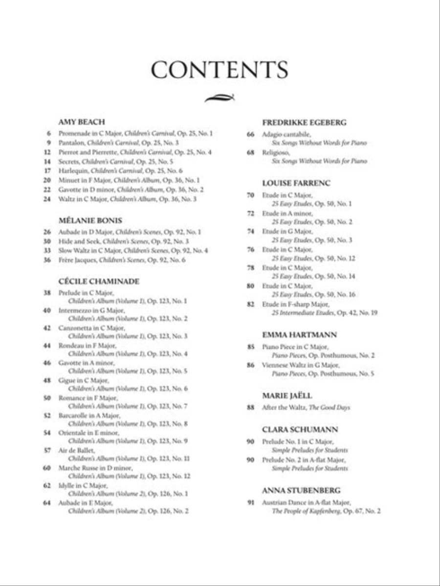 Piano Music by Women Composers, Book 1 Piano Solo scores gallery preview page 3