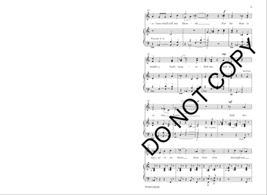 Magnificat and Nunc Dimittis 2-Part scores gallery preview page 6