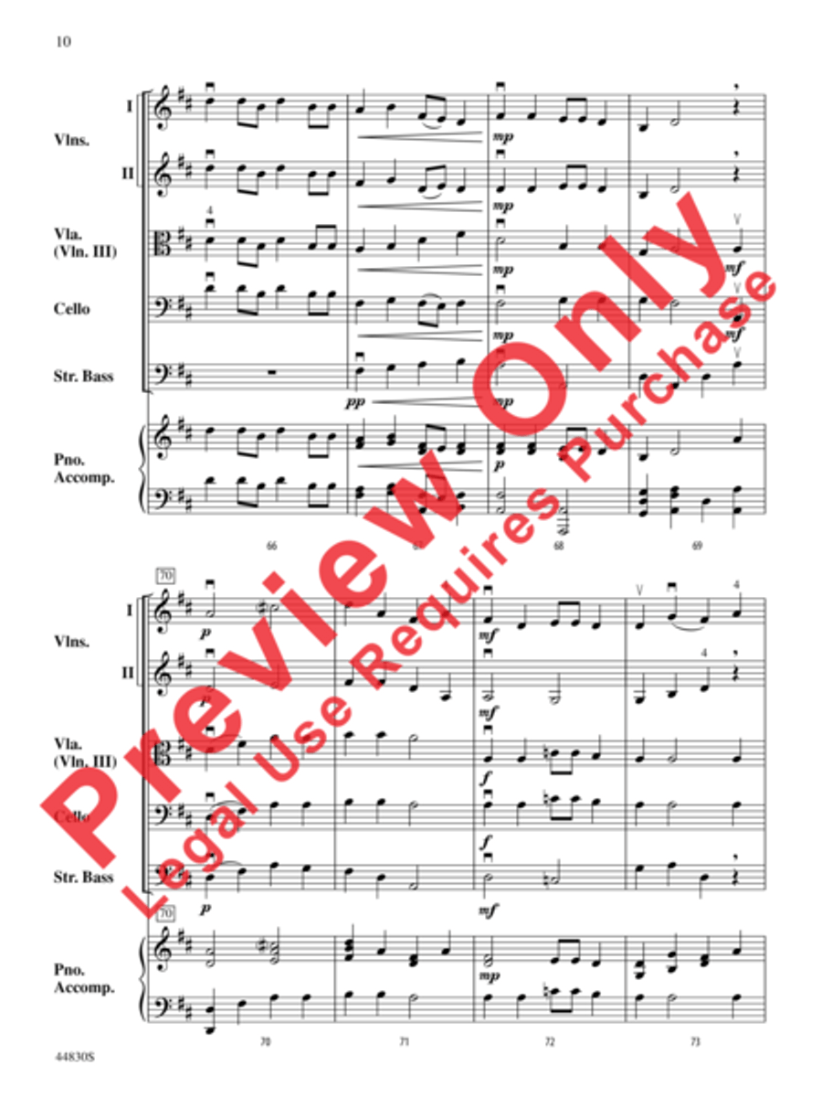 Smoky Mountain Christmas Smoky Mountain Christmas String Orchestra scores gallery preview page 11