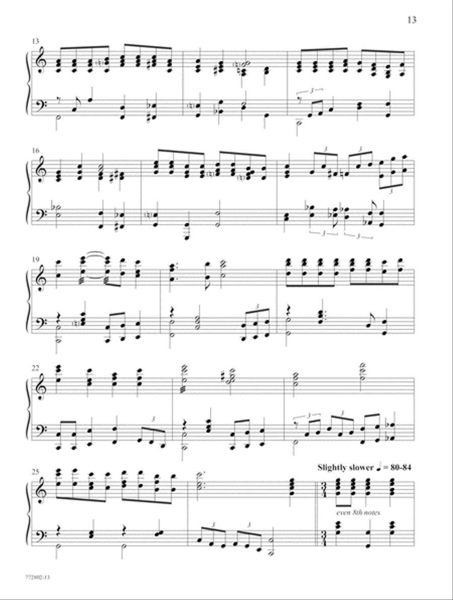 The Faithfulness of God Piano Solo scores gallery preview page 7
