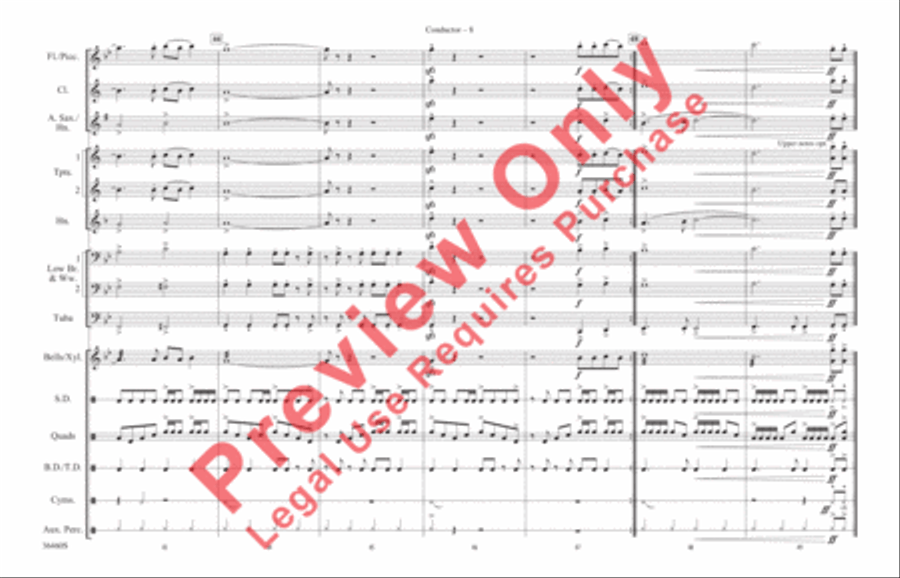 Separate Ways (Worlds Apart) Marching Band scores gallery preview page 9