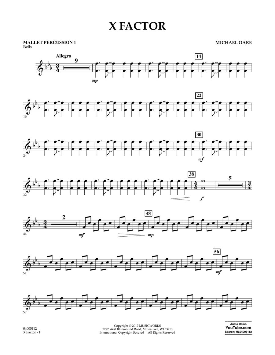 X Factor - Mallet Percussion 1