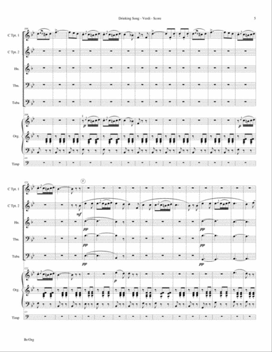 Drinking Song (Brindisi) from 