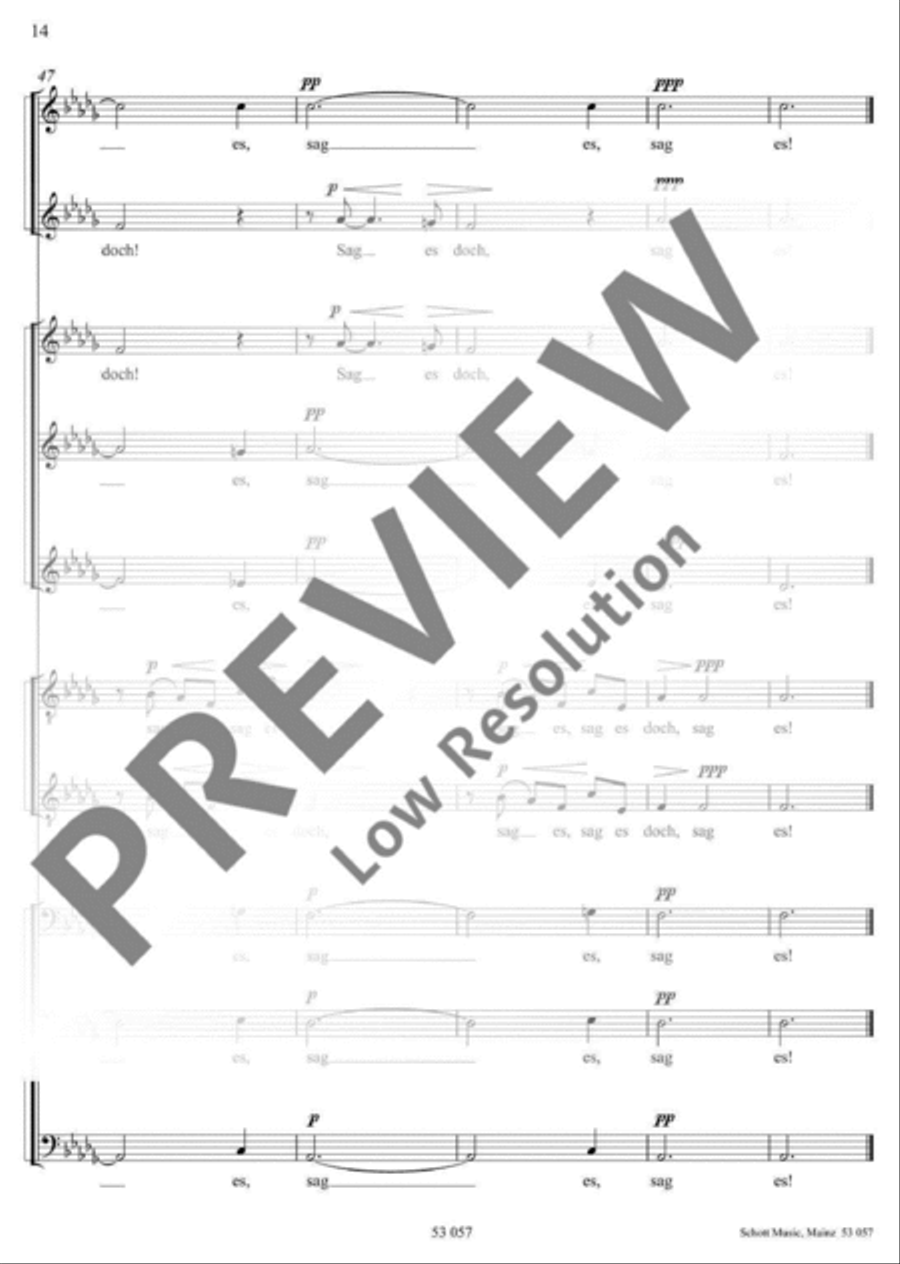 Ich bin so allein A Cappella scores gallery preview page 15