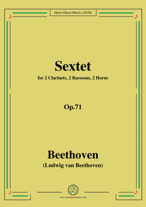 Beethoven-Sextet in E flat Major,Op.71,for Winds