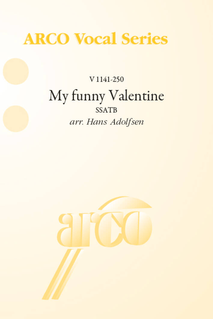 My funny Valentine My funny Valentine SSATB scores gallery preview page 1