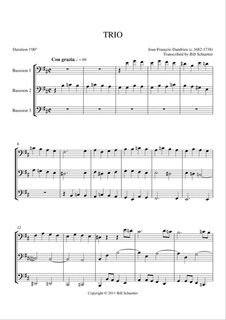Trio Trio Woodwind Trio scores gallery preview page 1