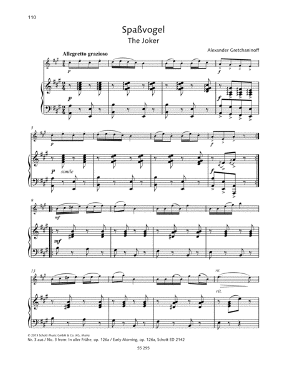 Early Morning, Op. 126a Early Morning, Op. 126a Violin Solo scores gallery preview page 2