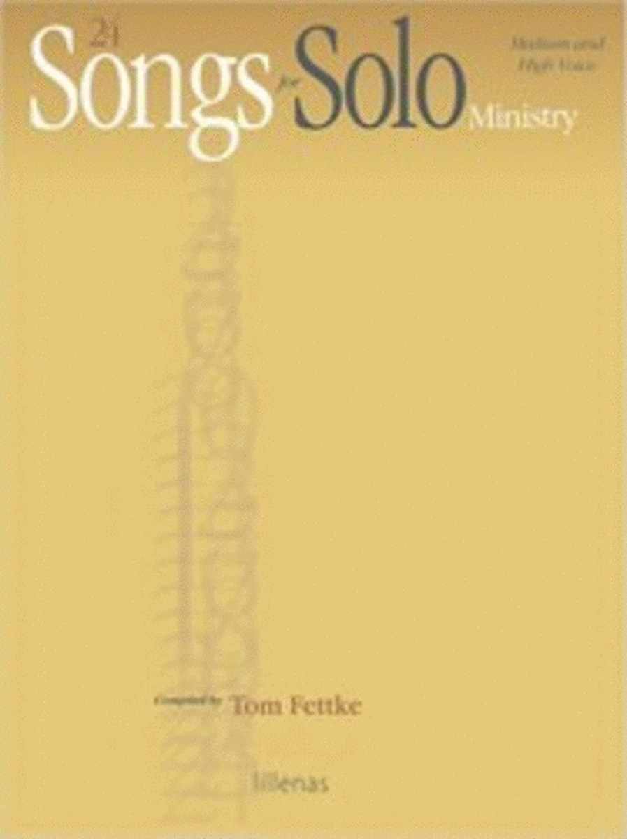 24 Songs for Solo Ministry - Book only image number null