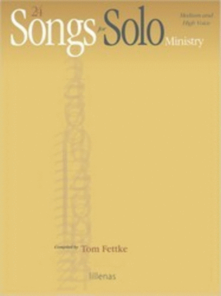 Book cover for 24 Songs for Solo Ministry - Book only