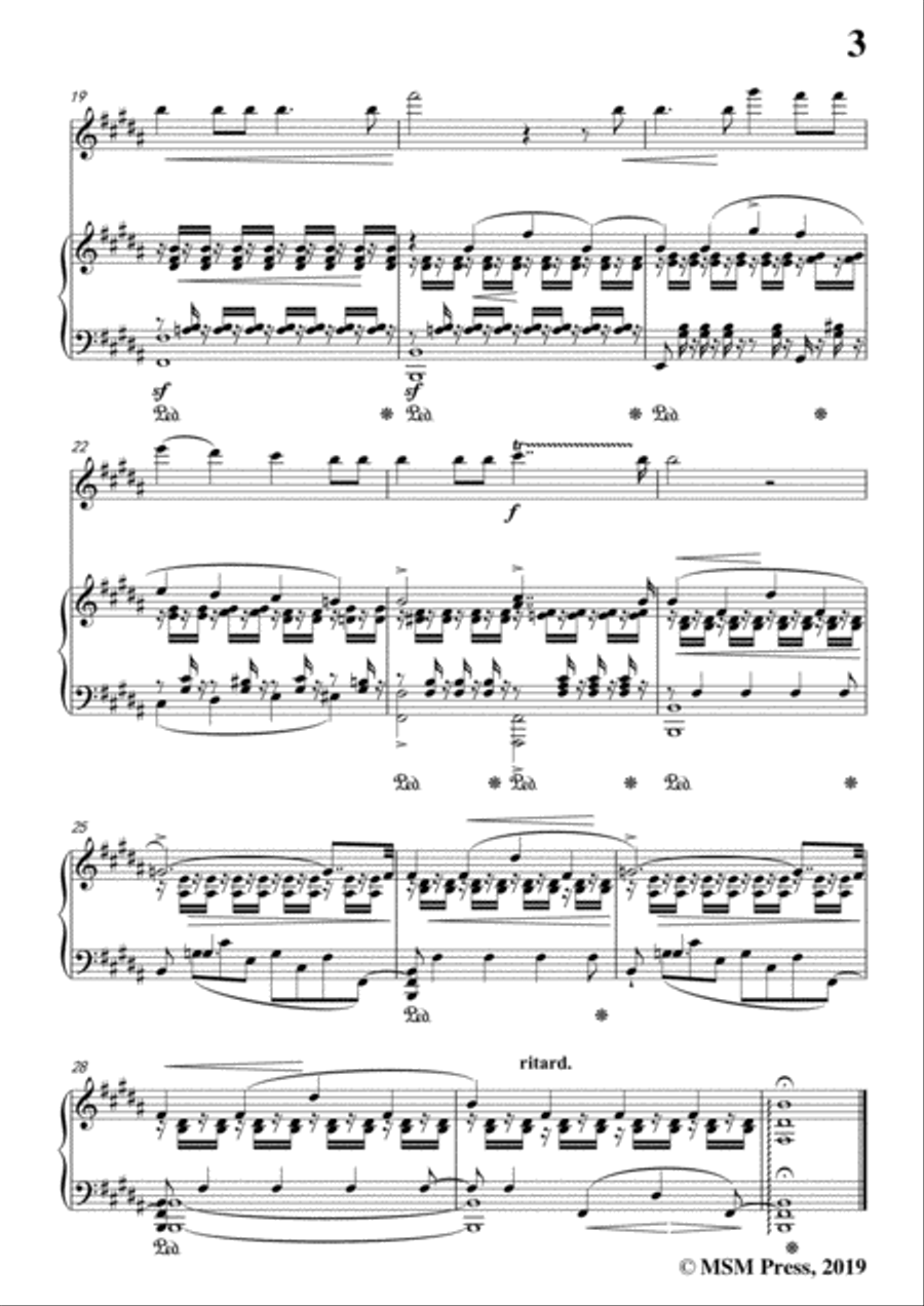 Schumann-Schöne Fremde,for Violin and Piano Violin Solo scores gallery preview page 5