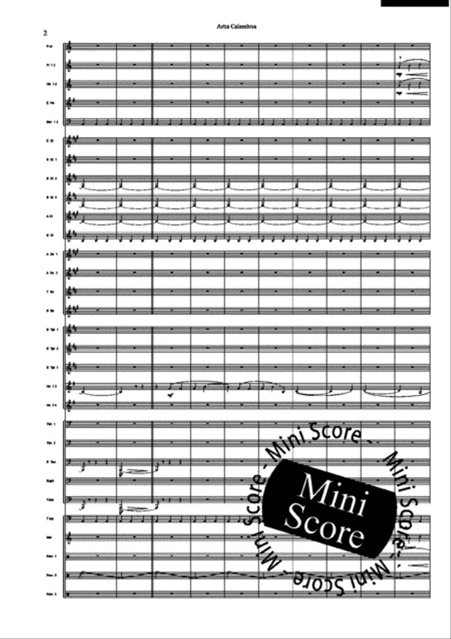 Artis Calambria Concert Band scores gallery preview page 4