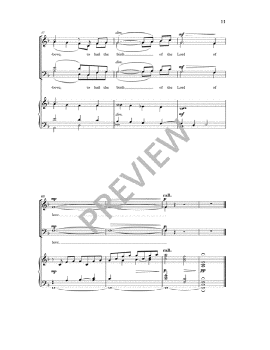 Carol of the Stable 4-Part scores gallery preview page 12