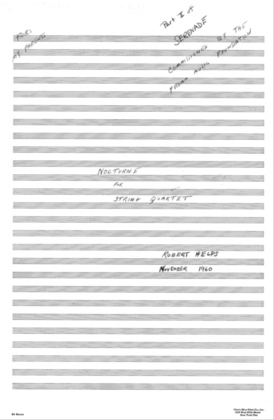 [Helps] Nocturne String Quartet scores gallery preview page 3