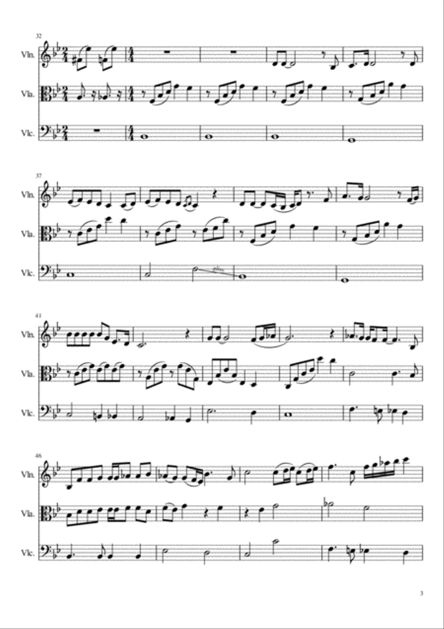 Bohemian Rhapsody Bohemian Rhapsody String Trio scores gallery preview page 3