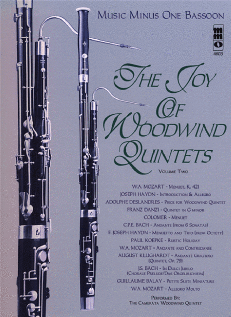 The Joy of Woodwind Quintets - Volume Two Woodwind Quintet scores gallery preview page 1