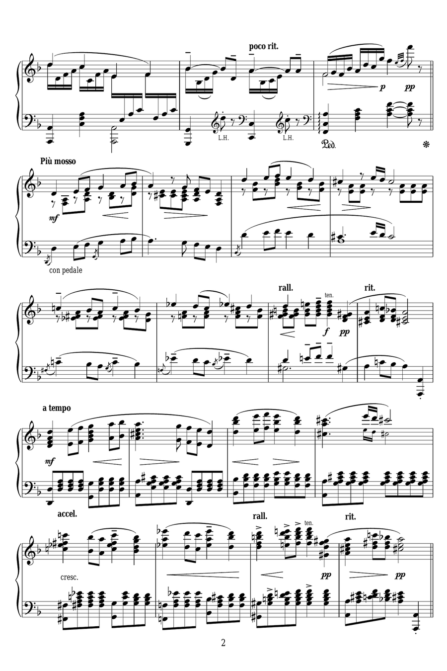 In A Monastery Garden In A Monastery Garden Piano Solo scores gallery preview page 2