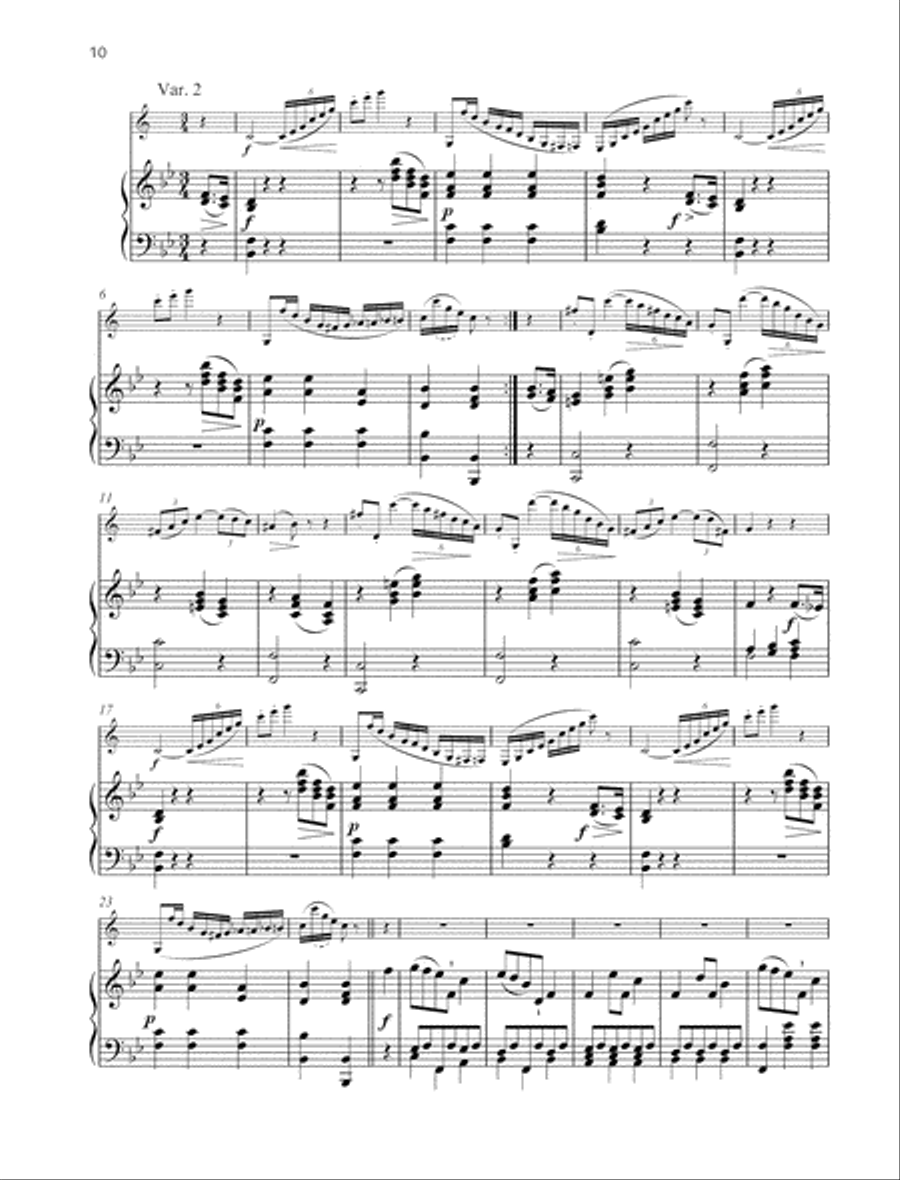 Joy of Music - Discoveries from the Schott Archives Clarinet Solo scores gallery preview page 10