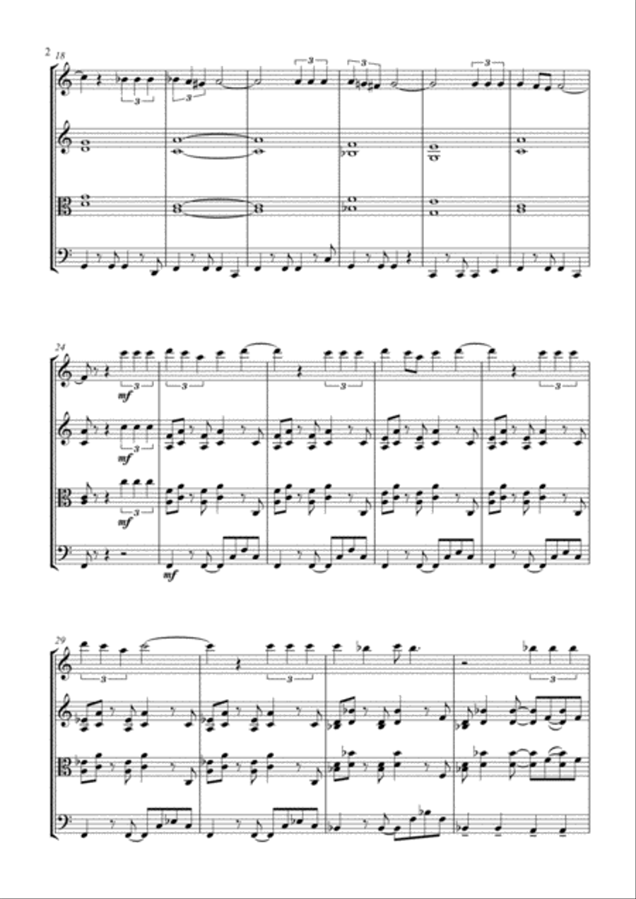 Can't Take My Eyes Off Of You String Trio scores gallery preview page 2