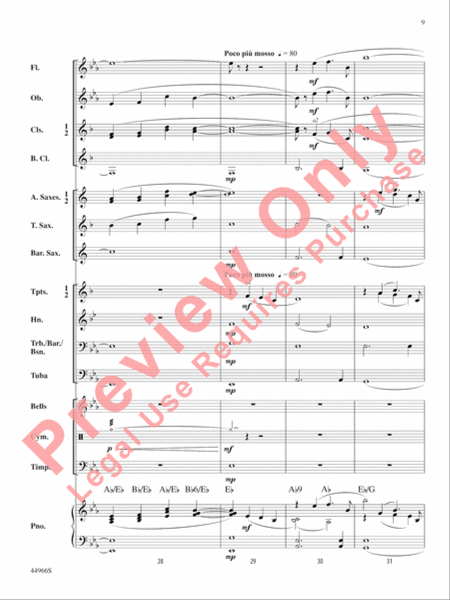 Sonatina Sonatina Concert Band scores gallery preview page 21