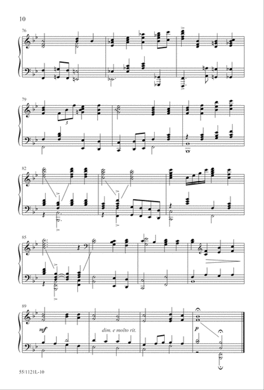 Touched by the Christ Touched by the Christ 3-Part scores gallery preview page 11