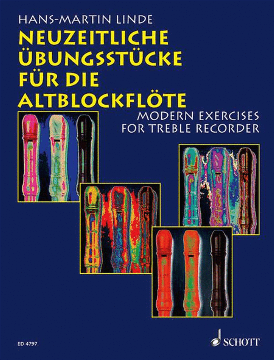 Modern Exercises for Treble Recorder Alto Recorder scores gallery preview page 1