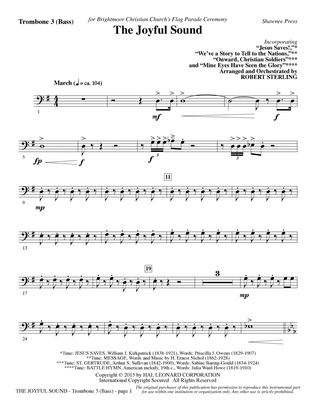 The Joyful Sound - Trombone 3 (Bass)