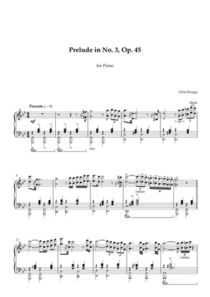 Prelude No. 3, Op. 45