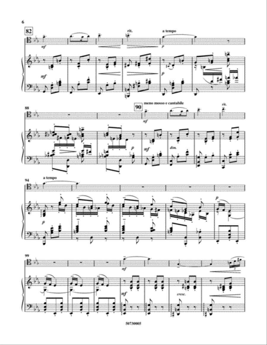 Serenade, Op. 3, No. 5 Piano Accompaniment scores gallery preview page 4