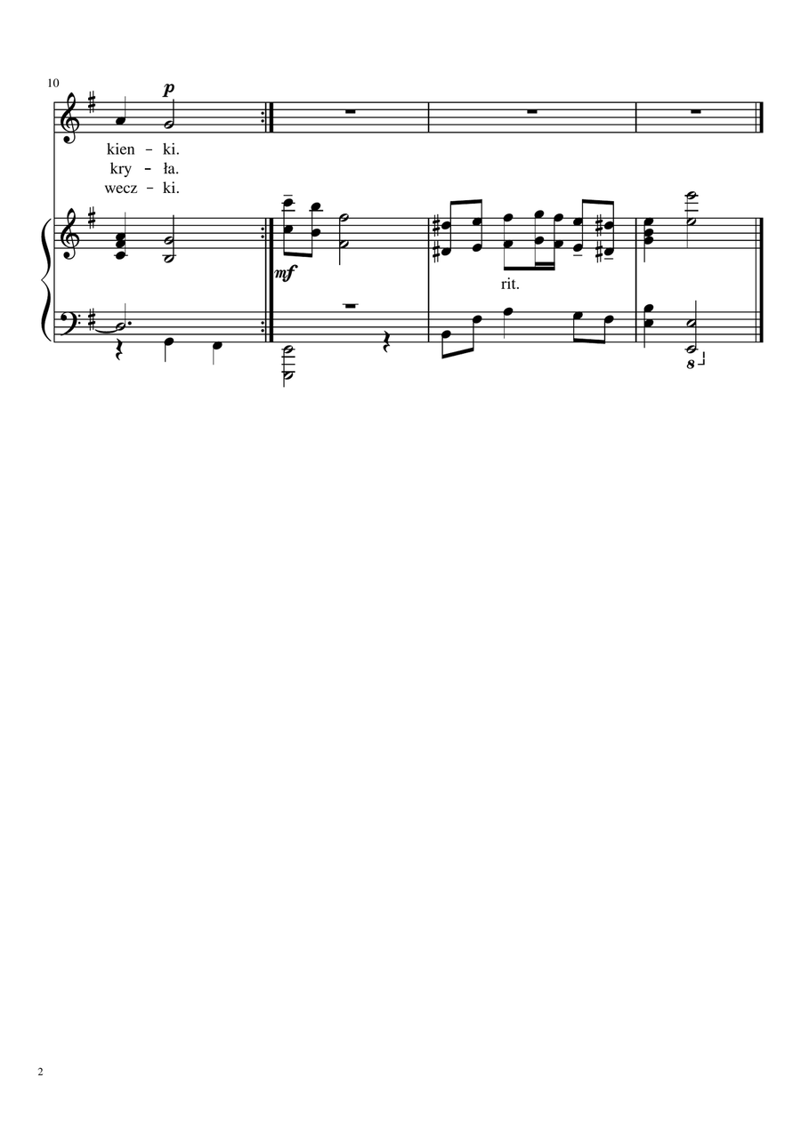 Polskie kolędy i pastorałki / Polish christmas carols and pastorales High Voice scores gallery preview page 5