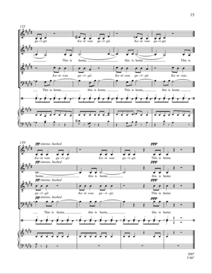 Here We Can Dream (Choral Score) Divisi scores gallery preview page 10
