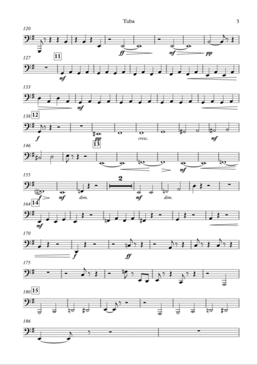 Tchaikovsky arranged by Timothy R Wheeler Finale from Symphony No.5 in E minor, Op.64 Small Ensemble scores gallery preview page 3