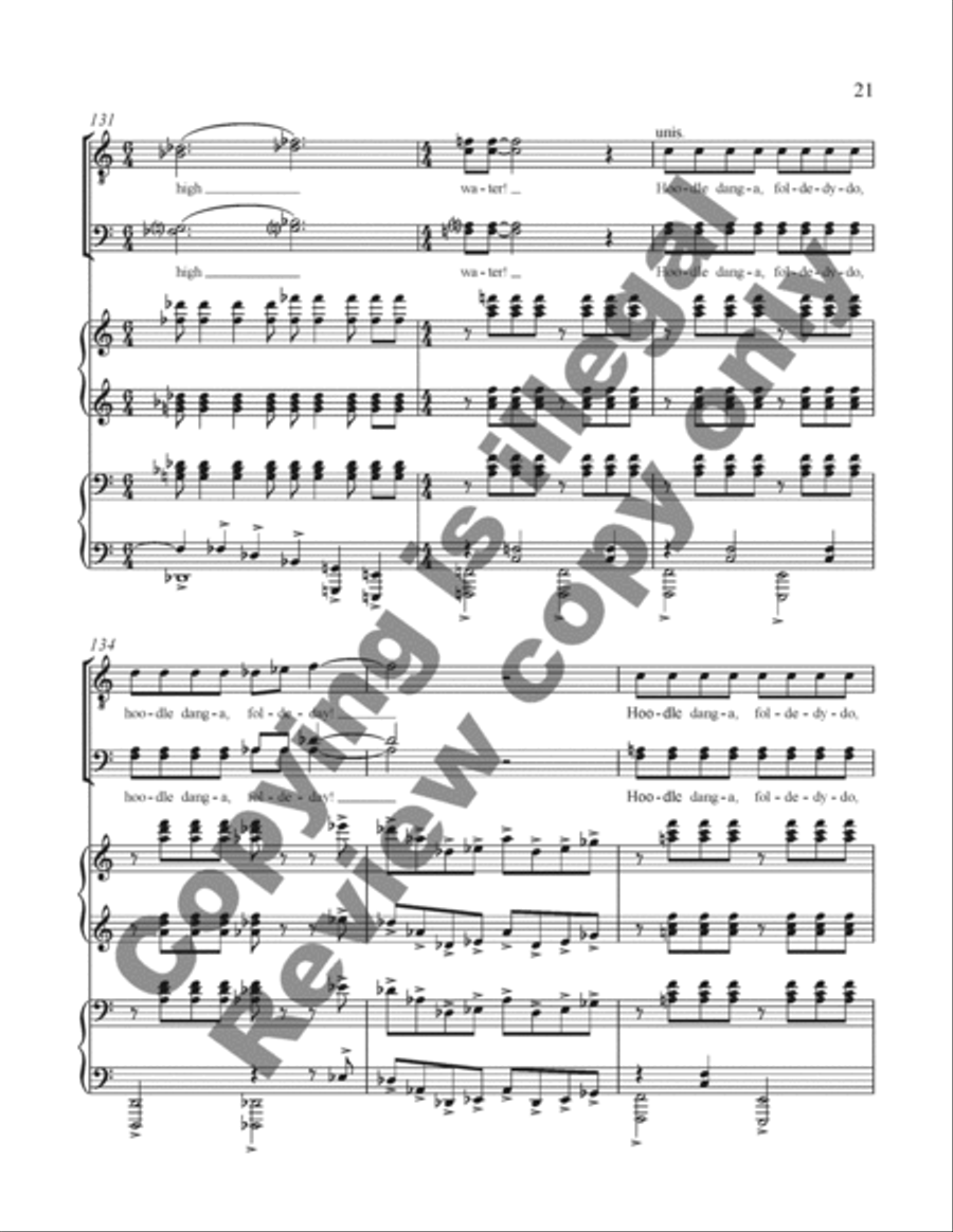 Sweet Betsy Sweet Betsy TTBB scores gallery preview page 20