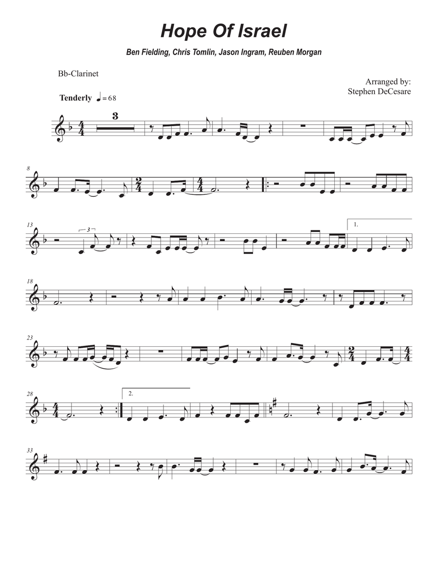 Hope Of Israel Woodwind Duet scores gallery preview page 5