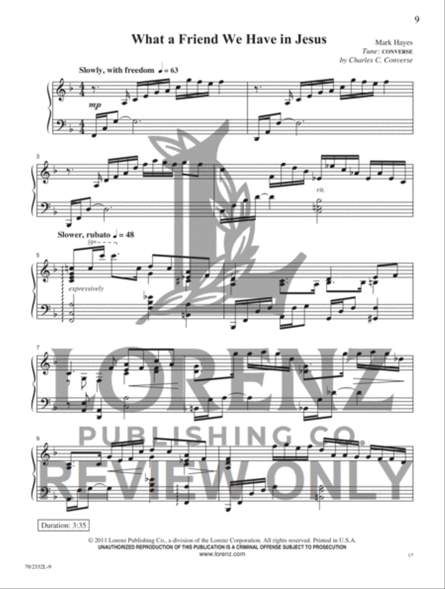 The Best of Mark Hayes for the Intermediate Pianist Piano Solo scores gallery preview page 6