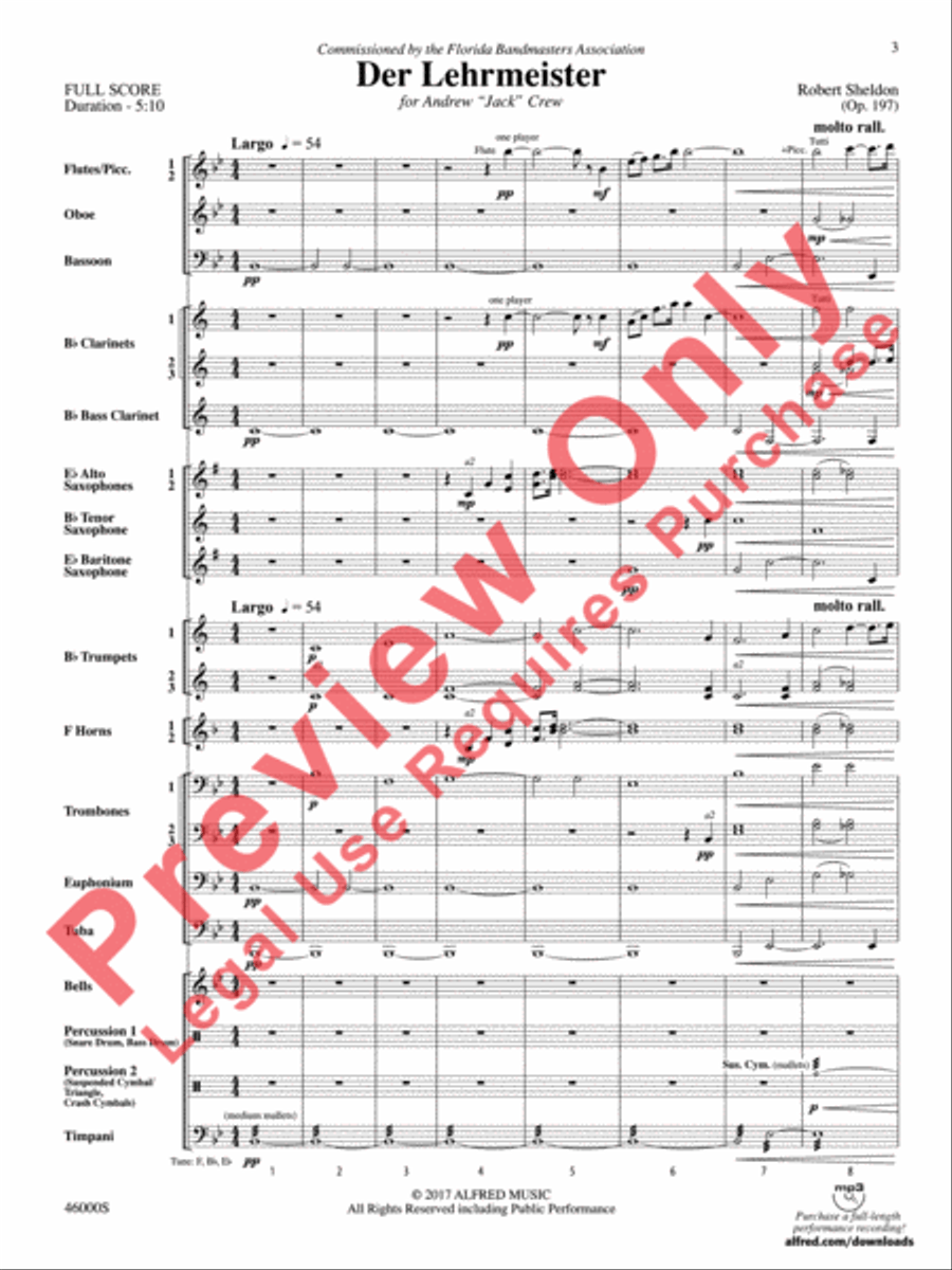 Der Lehrmeister Der Lehrmeister Concert Band scores gallery preview page 4