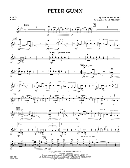 Peter Gunn - Pt.1 - Violin