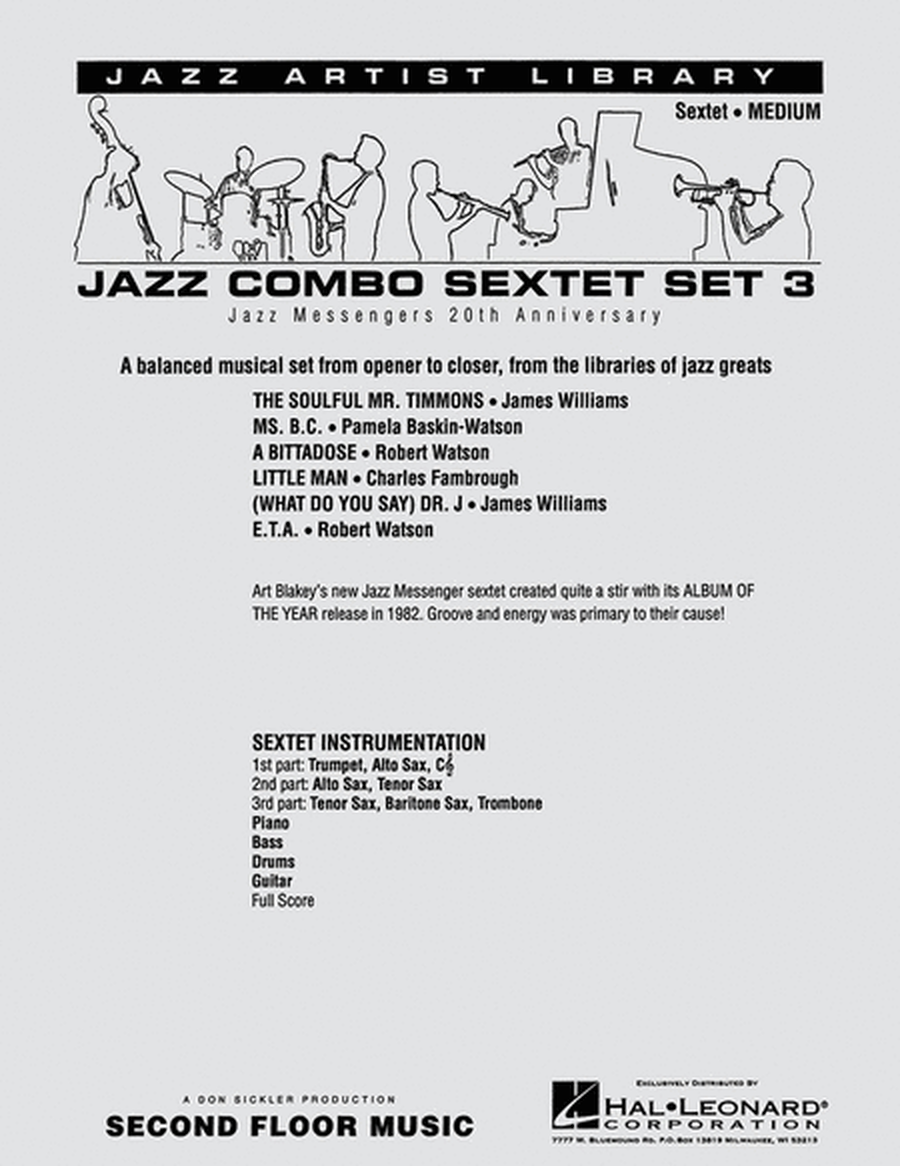 Jazz Combo Sextet Set 3 Sc/Pts