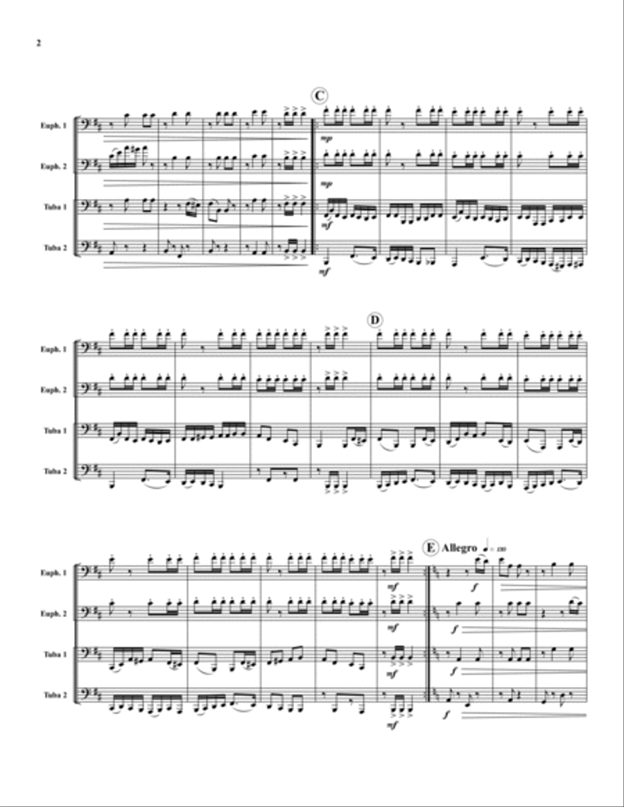 What Would You Do With a Drunken Tuba Quartet? EETT scores gallery preview page 2