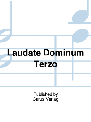 Book cover for Laudate Dominum III