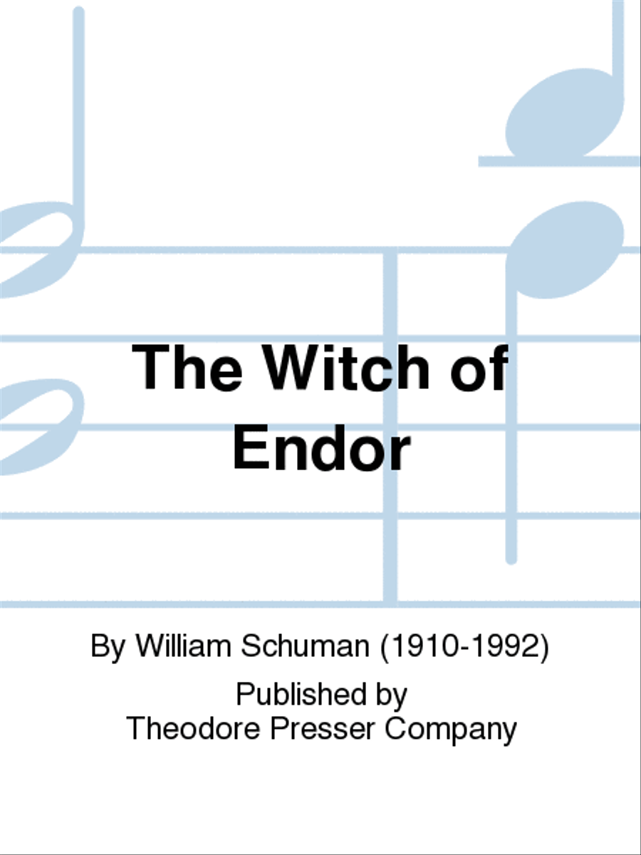 The Witch of Endor Orchestra scores gallery preview page 1