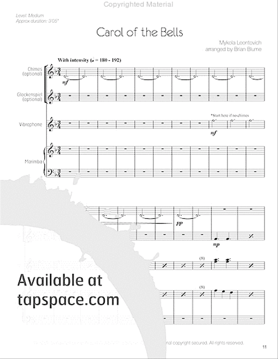Winterludes for Two Winterludes for Two Marimba scores gallery preview page 14