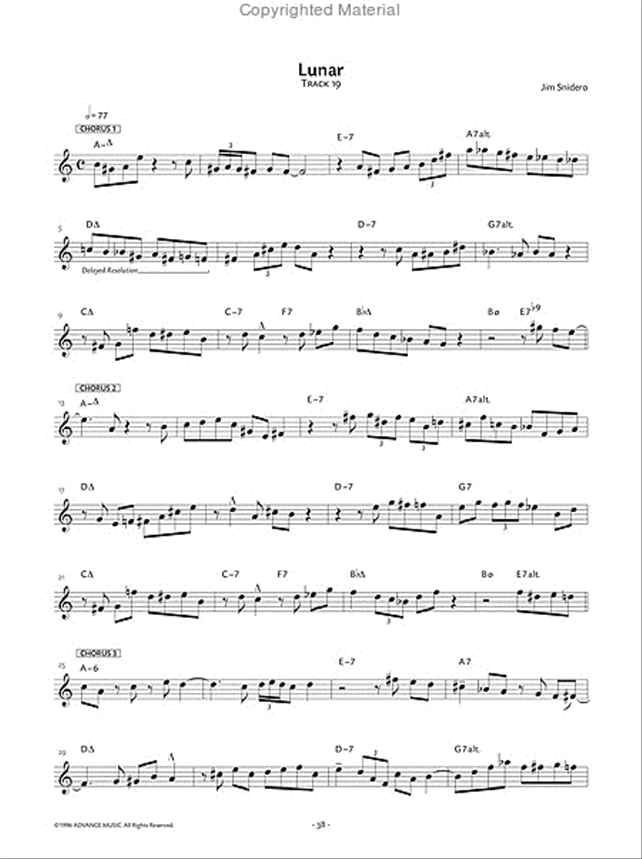 Jazz Conception Alto & Baritone Saxophone Baritone Saxophone scores gallery preview page 17