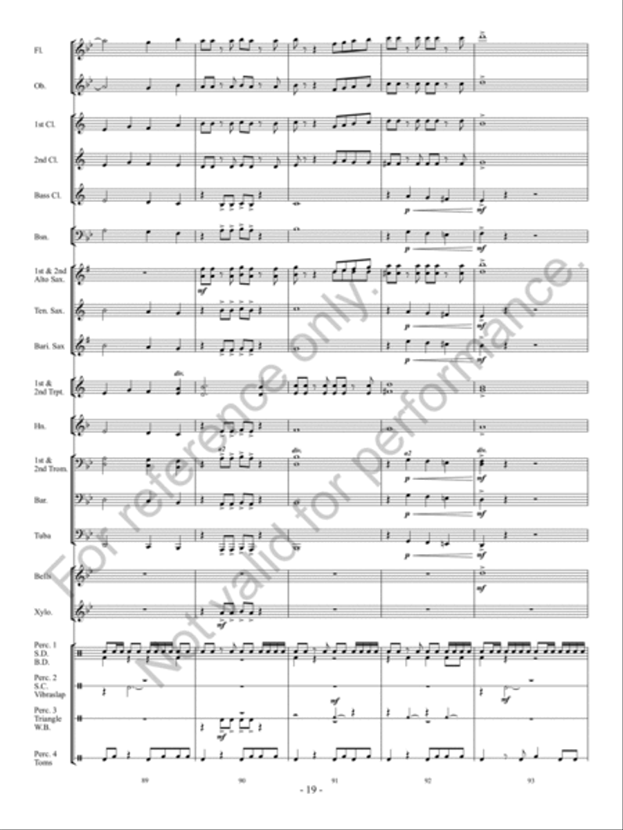 Hidden Gems Concert Band scores gallery preview page 20